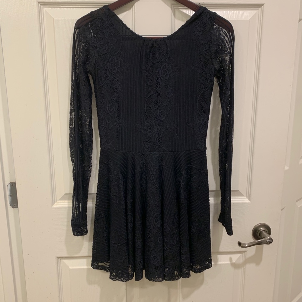 For Love & Lemons Long Sleeve Lolo Mini Dress - Picture 4 of 6